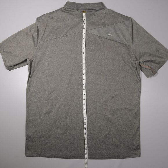 KJUS Polo Stowe Primeflex Polo Audia Embroidered Golf Gray Mens XL - Picture 8 of 9